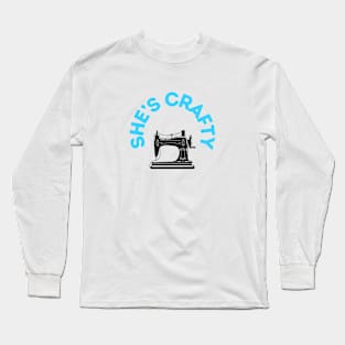 Quilt Wit - She’s Crafty 2 Long Sleeve T-Shirt